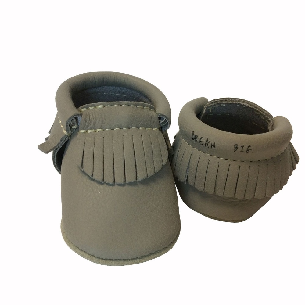 Bible Verse First Steps Baby leather moccasins
